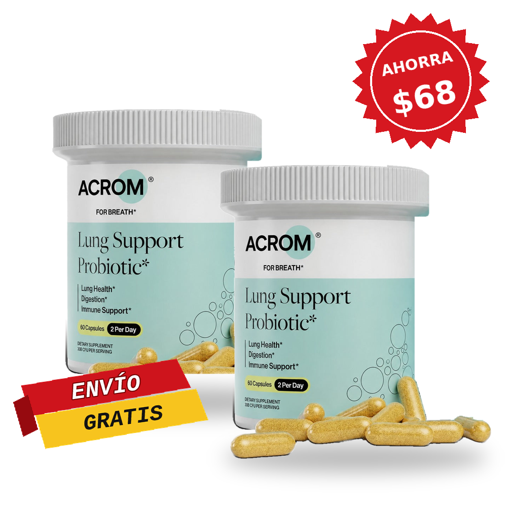 ACROM Lung Support Probiotic - Oferta Exclusiva #2 (2 Unidades)