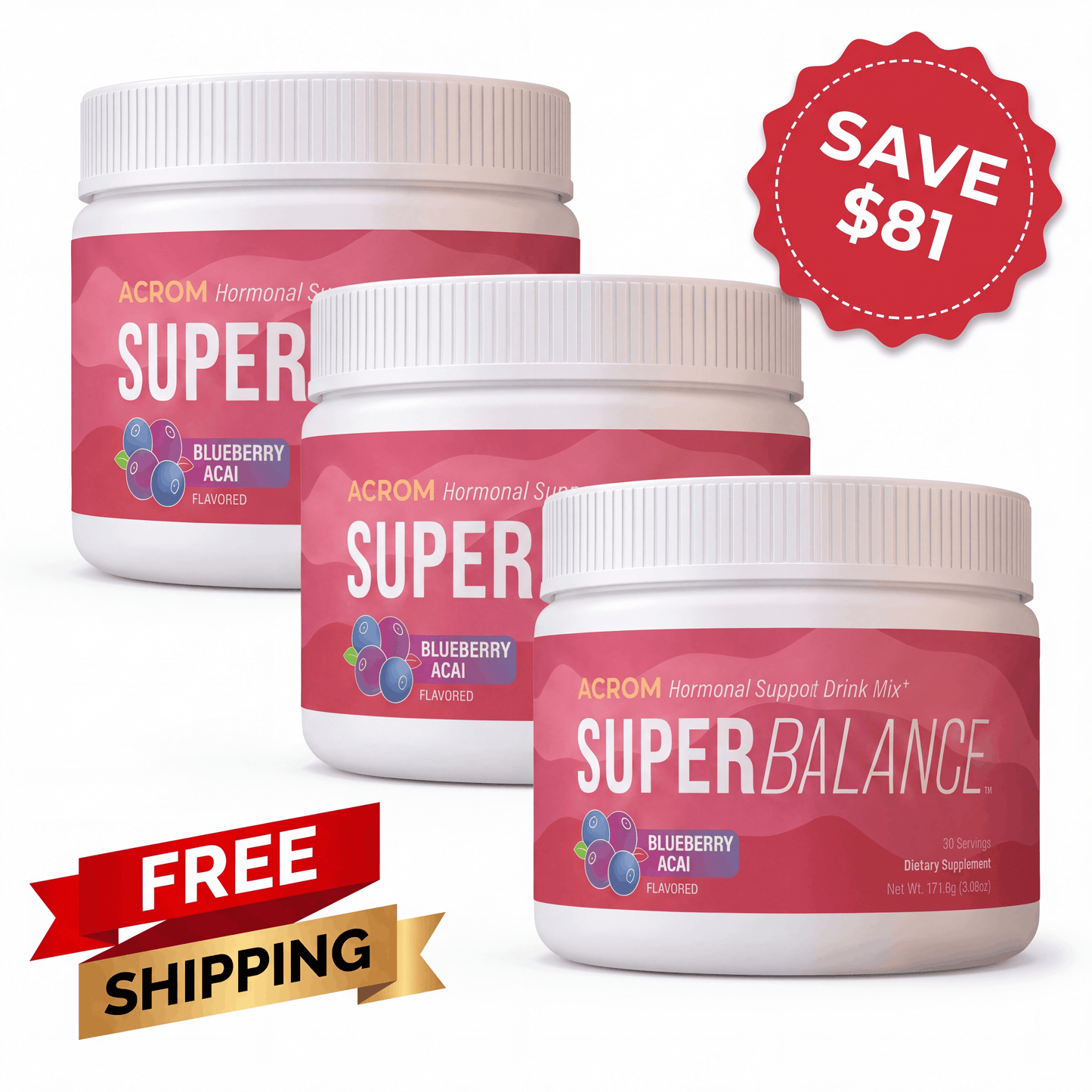 SuperBalance Upsell 3 Tubs