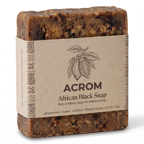 Pure African Black Soap by ACROM™