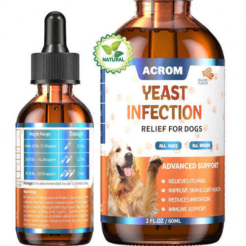 ACROM Yeast Relief Drops for Dogs