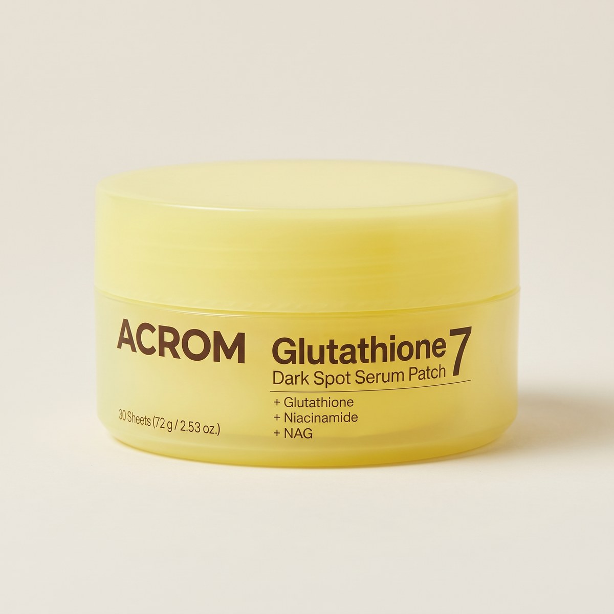 ACROM Glutathione 7 Dark Spot Serum Patch jar