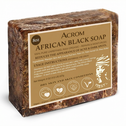 Pure African Black Soap by ACROM™