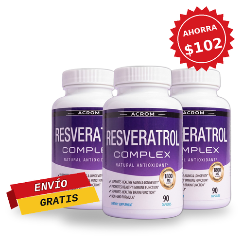 ACROM Resveratrol Complex - Oferta Exclusiva #2 (3 Unidades)